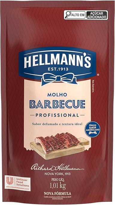 Hellmann's Profissional Molho Barbecue Sabor Defumado 1,01kg