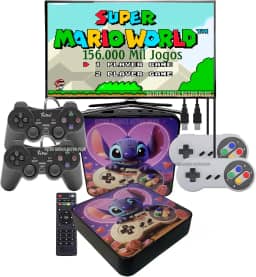 Video Game Retro Stitch Premium Edição Especial + 156 Mil jogos + 4 Controles + Atualizado