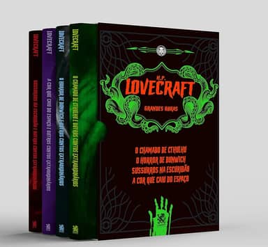 Grandes Obras de H.P Lovecraft | Box com 4 Livros