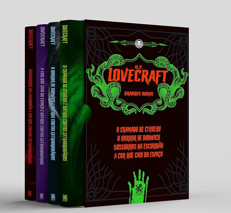 Grandes Obras de H.P Lovecraft | Box com 4 Livros