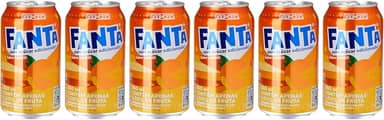 Pack de Fanta Laranja Zero lata 350ml 6 unidades