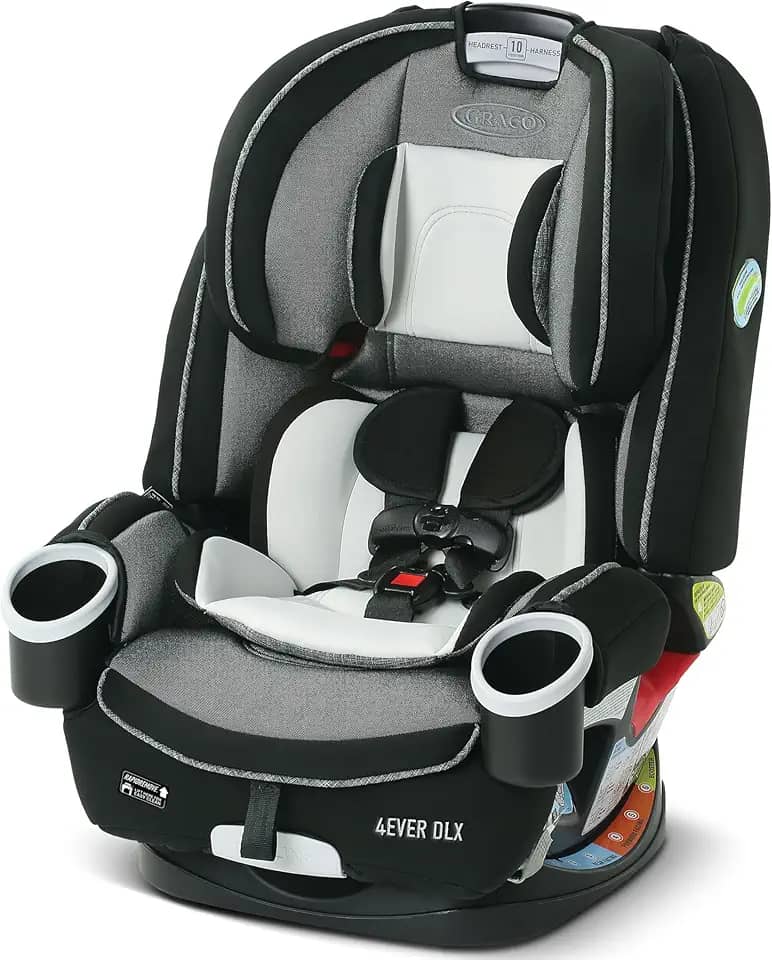 Graco Cadeira de Carro Infantil 4Ever DLX 4 em 1 - Preto.
