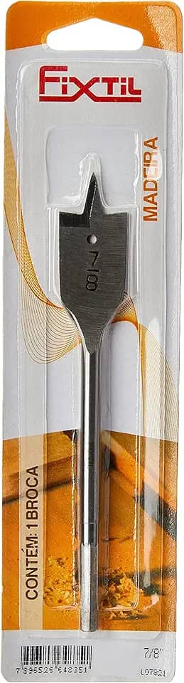 Fixtil BCH/05 Broca Chata para Madeira, 7/8"