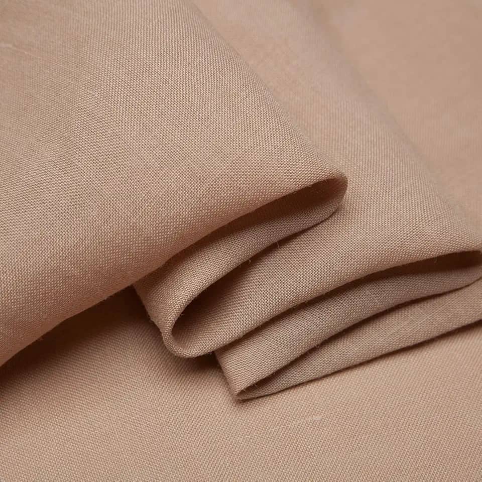 Tecido 100% Ramie/Linho de Cor Sólida para Vestido e Blusa 144,8 cm de Largura Artesanato por Yard (#8)