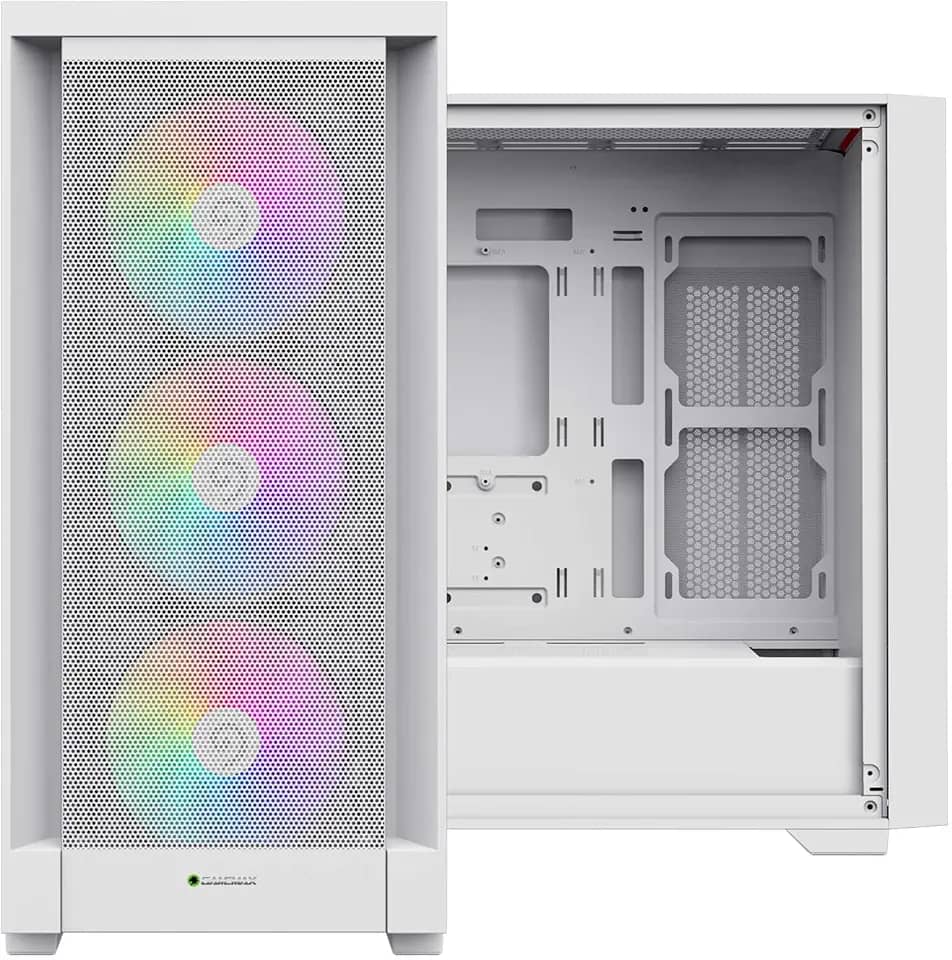 Gabinete Gamer Gamemax Defender - Mini Tower, USB 3.0+2.0, Lateral Vidro - Branco