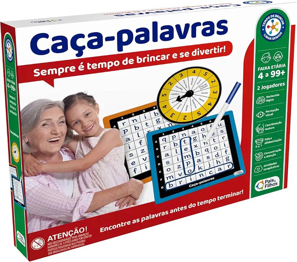 Pais & Filhos - Caça Palavras