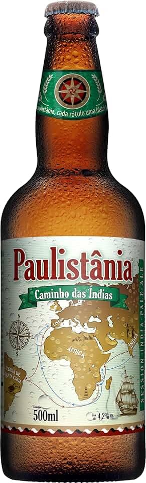 Paulistânia Cerveja Caminho Das Indias Ipa Garrafa 500Ml 1Un