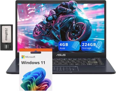 ASUS Notebook Fhd De 14", Processador Intel Pentium N6000, 4 Gb Ram, 224 Armazenamento (64 Memória Emc + 160 Docking Station), Placa Vídeo Uhd, Webcam, Bluetooth, Windows 11, Preto Star