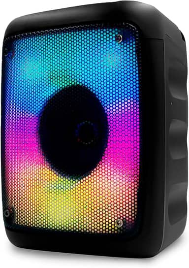 Caixinha Caixa de Som com Bluetooth Amplificada Com Microfone Potente e Portátil e Entradas para Usb Microfone Micro Sd Aux Graves Excelentes