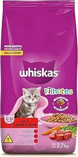 Whiskas, Ração Whiskas Carne E Leite Gatos Filhotes, 2.7 Kg