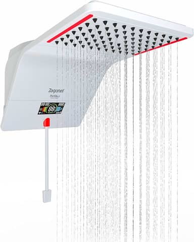 Zagonel Ducha Smart Eletrônica Ducali Premium Digital 7500W 220V Branco