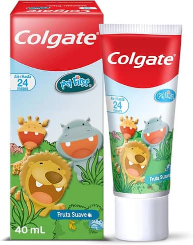 Colgate Creme Dental Infantil Baby Primeiros Dentinhos sem flúor 50g