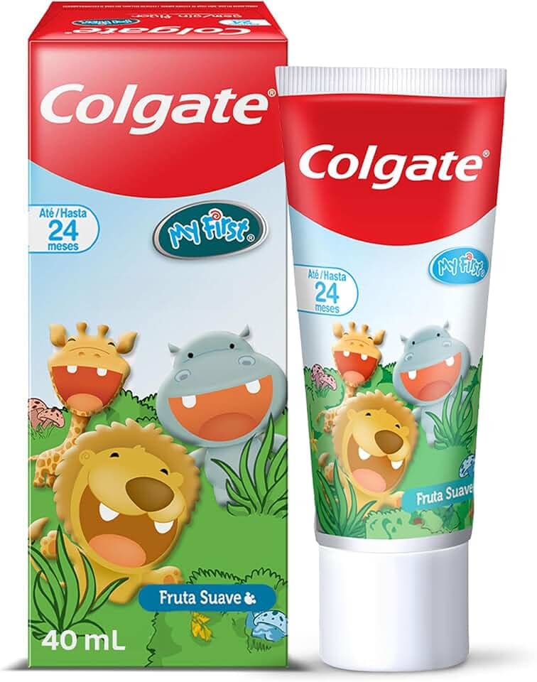 Colgate Creme Dental Infantil Baby Primeiros Dentinhos sem flúor 50g