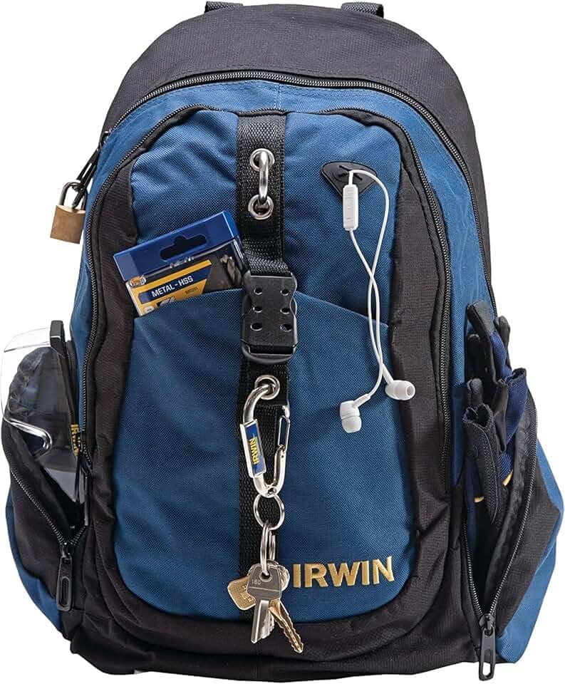 Irwin Mochila, Ideal para Armazenar Ferramentas, com Capacidade de 13kg, Modelo 1868158