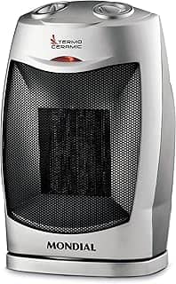 Aquecedor Termo Ceramic, Mondial, Preto/Prata, 1500W, 220V - A-05