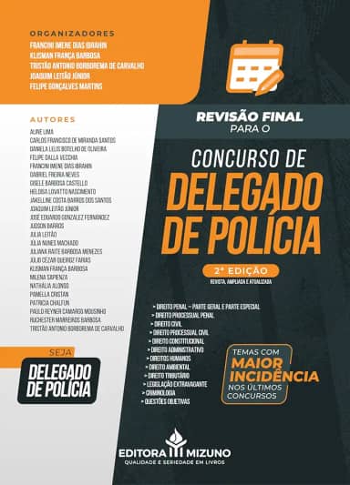 Revisão Final Para Delegado de Polícia Civil