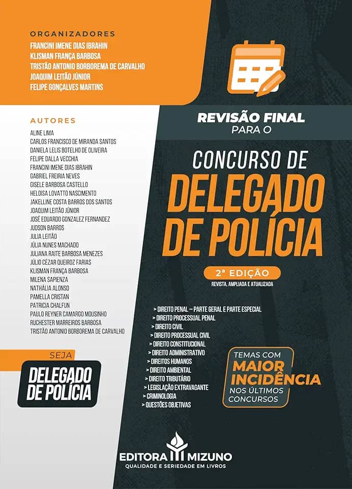 Revisão Final Para Delegado de Polícia Civil