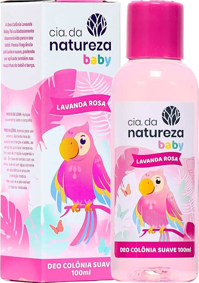 Cia. da natureza, Deo Colônia Infantil, Lavanda Rosa, 100ml