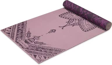 Gaiam Tapete de ioga – Tapete de exercícios e fitness antiderrapante reversível de 6 mm premium para todos os tipos de ioga, pilates e exercícios de chão (172 cm x 60 cm x 6 mm de espessura)