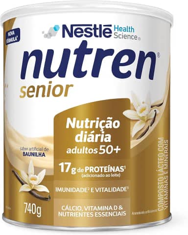 Nutren senior 740g - baunilha