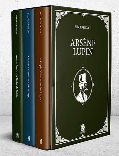 Biblioteca Arsène Lupin Volume 02 - Box com 3 Livros