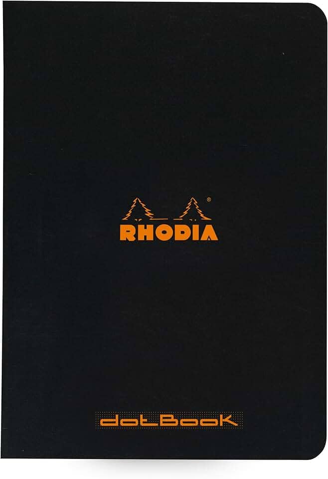 Caderno Rhodia Dotbook A5 Capa Preta Rhodia, Preto