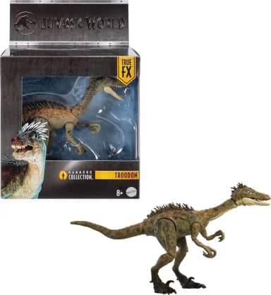 Jurassic World Dinossauro de Brinquedo Troodon para crianças a partir de 8 anos