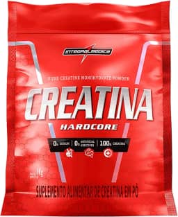 Integralmedica Creatina Hardcore - Pura Creatina Monohidratada em Pó - Suplemento para Ganho de Massa Muscular, Força e Resistência - Pouch 1kg