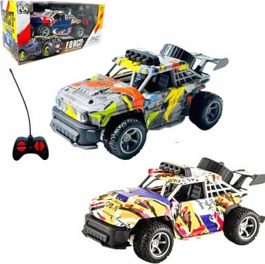Carrinho Controle Remoto Off Road 4x4 Recarregável Diversas Cores Ótimo p/Presentear