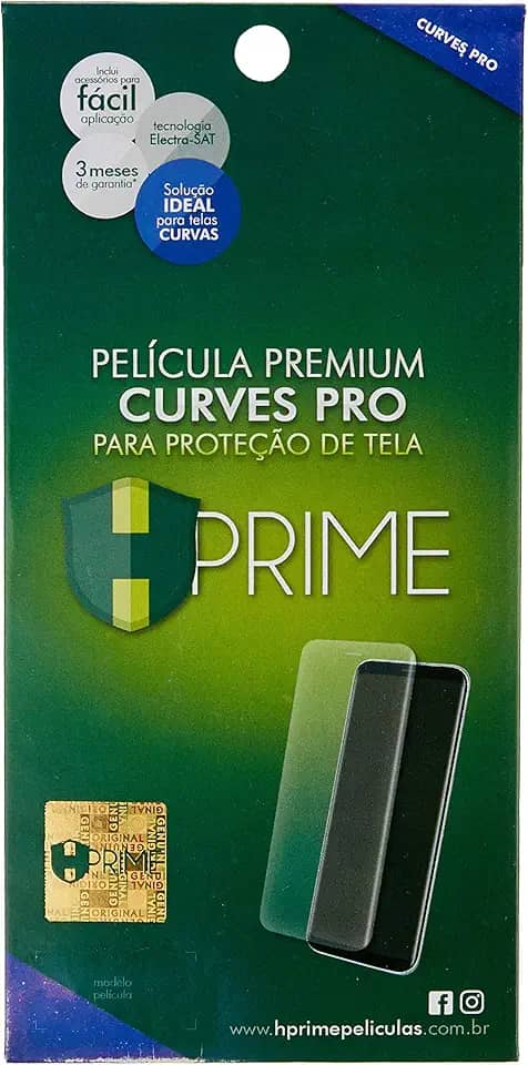 Pelicula Curves Pro para Samsung Galaxy S10 Plus, HPrime, Película Protetora de Tela para Celular, Transparente