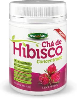 Chá de Hibisco Concentrado, 120g, New Labs Vita