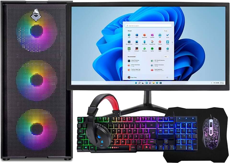 PC Gamer Completo Intel Core I7 3.4GHz 16GB DDR3 SSD 480GB Monitor 19" Kit Gamer - Escolha a placa de vídeo (GT 730 4 GB)