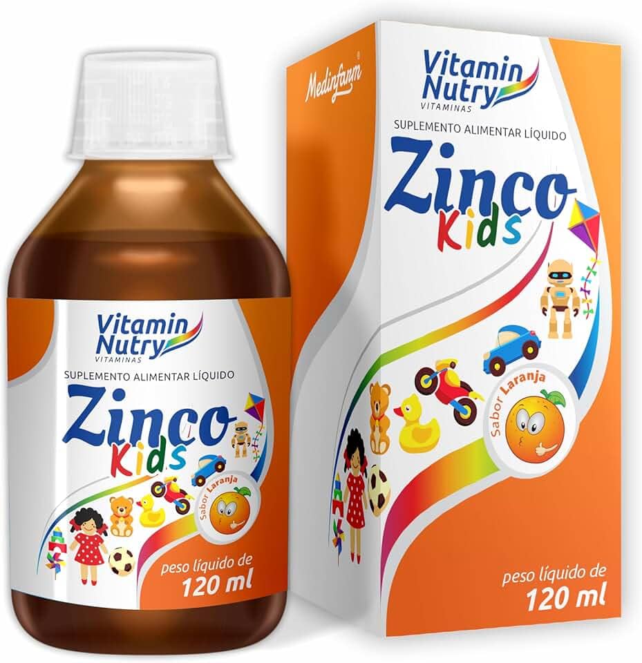 Zinco Kids Suplemento Alimentar de Zinco Líquido 120ml
