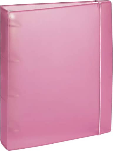 Acrimet Fichário Universitário 4 Argolas A4, Cor Rosé Clear, 805.3