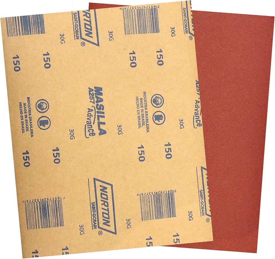 Lixa Massa Norton Vermelho