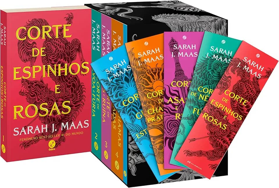 Box Corte de espinhos e rosas (Novas capas) - Acompanha marcadores