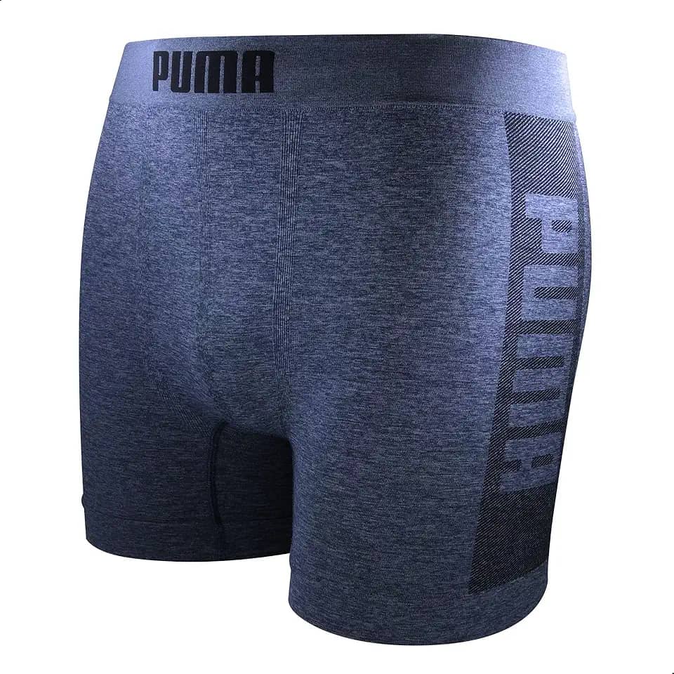 Cueca Boxer Puma Sem Costura Poliamida Sport Dry Fit Masculina