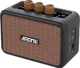 M-VAVE Amplificador Mini para Guitarra Elétrica : 5W Portátil com Bluetooth 5.3, 2 Canais (Clean/Overdrive), Bateria Recarregável 7h - Som Profissional para Prática em Casa, Viagens e Sessões Jam