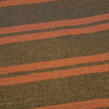 Tecido moderno elástico de metal, tecido de listras grandes, tecido luxuoso para vestido, camisa, saia, ternos, cor laranja escuro, 139,7 cm de largura, artesanato por The Yard