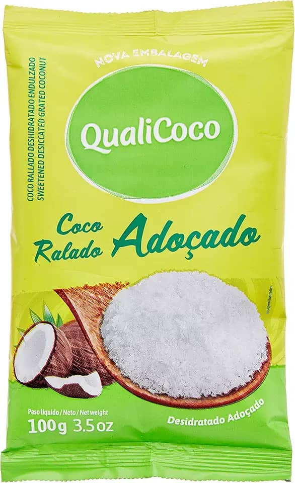 Qualicoco Coco Ralado Adoçado 100G