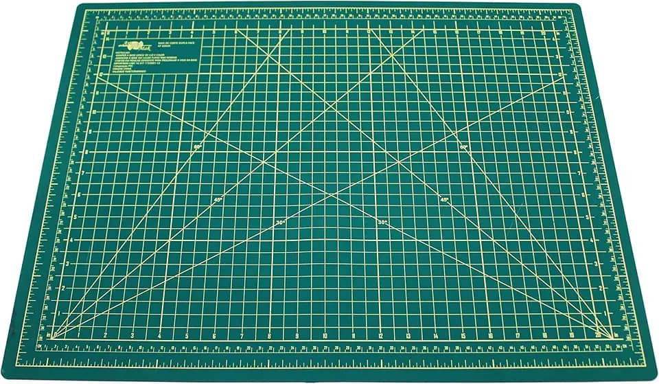 Base de Corte Verde Dupla face 60x45CM