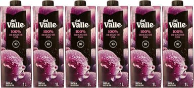 Pack de Del Valle 100% UVA (06) 6 unidades