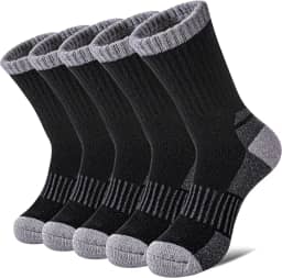 Meias femininas de lã merino para caminhadas, térmicas de inverno, grossas e aconchegantes