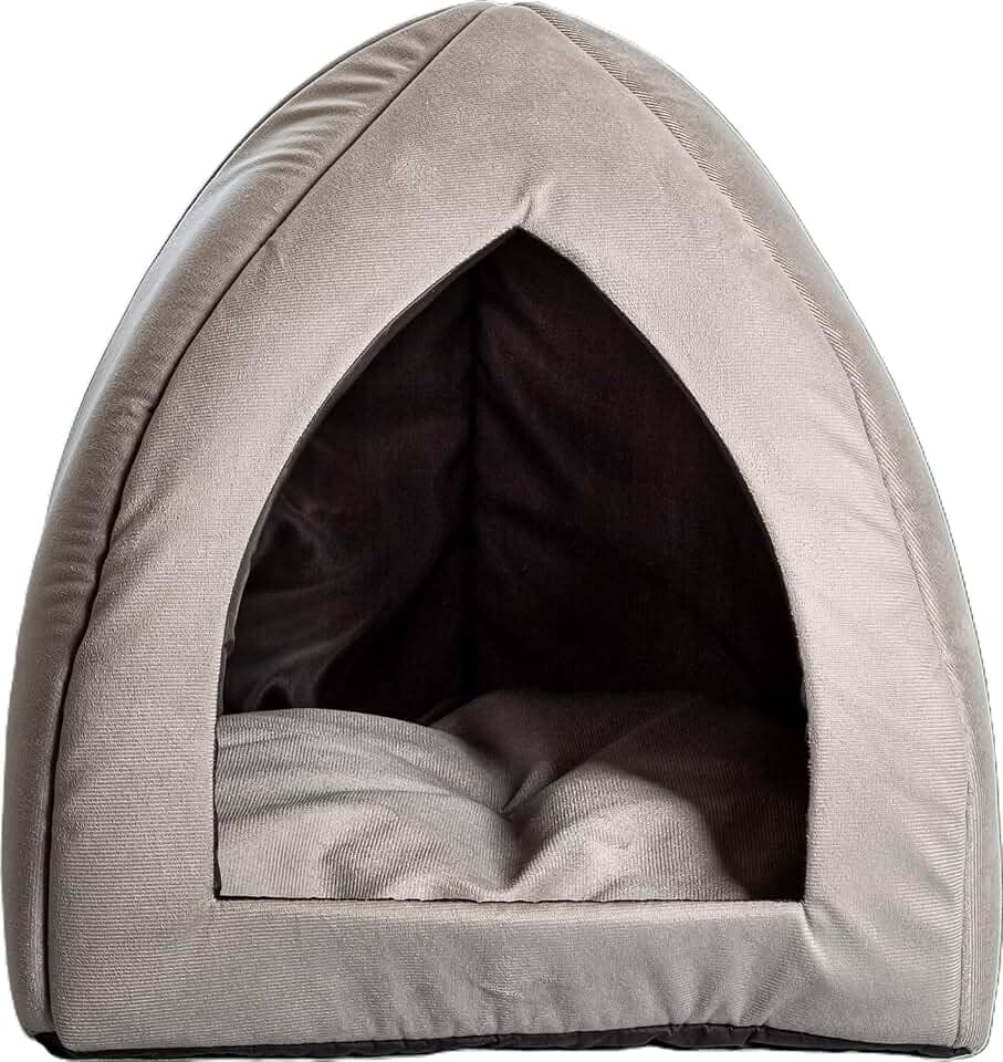 Cama Oca para Pets tipo Cabana Iglu Cinza