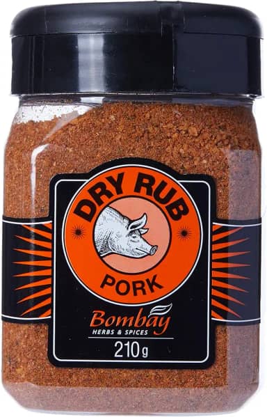Dry Rub Pet, Bombay, Sabor Pork, 210g