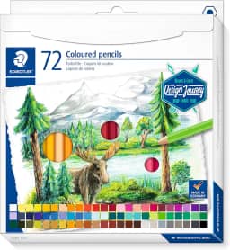 STAEDTLER Lápis de Cor Design Journey 146C C72 – Estojo com 72 Cores Intensas, Mina Macia, Fácil de Misturar, Ideal para Técnicas Secas