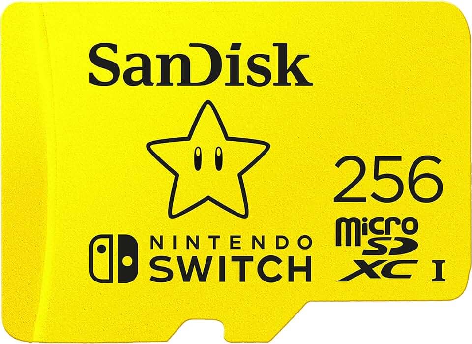Cartão microSDXC SanDisk SDSQXAT-256G-GNCZN, licenciado para Nintendo-Switch, 256 GB