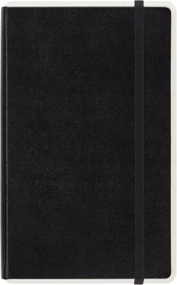 Moleskine Caderno inteligente de capa dura para tablet de papel, pontilhado nº 2, grande (12,7 cm x 21 cm), preto - compatível com caneta + elipse (vendido separadamente) e aplicativo, digitalizar,