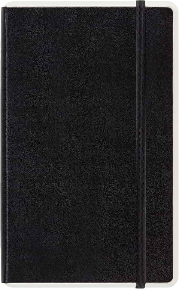 Moleskine Caderno inteligente de capa dura para tablet de papel, pontilhado nº 2, grande (12,7 cm x 21 cm), preto - compatível com caneta + elipse (vendido separadamente) e aplicativo, digitalizar,