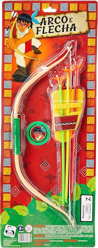 Arco e Flecha Brinquedos Pica Pau